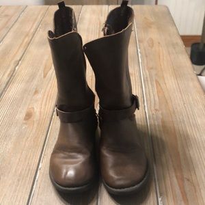 Toddler brown riding boots